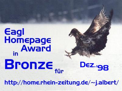 eagl homepage award